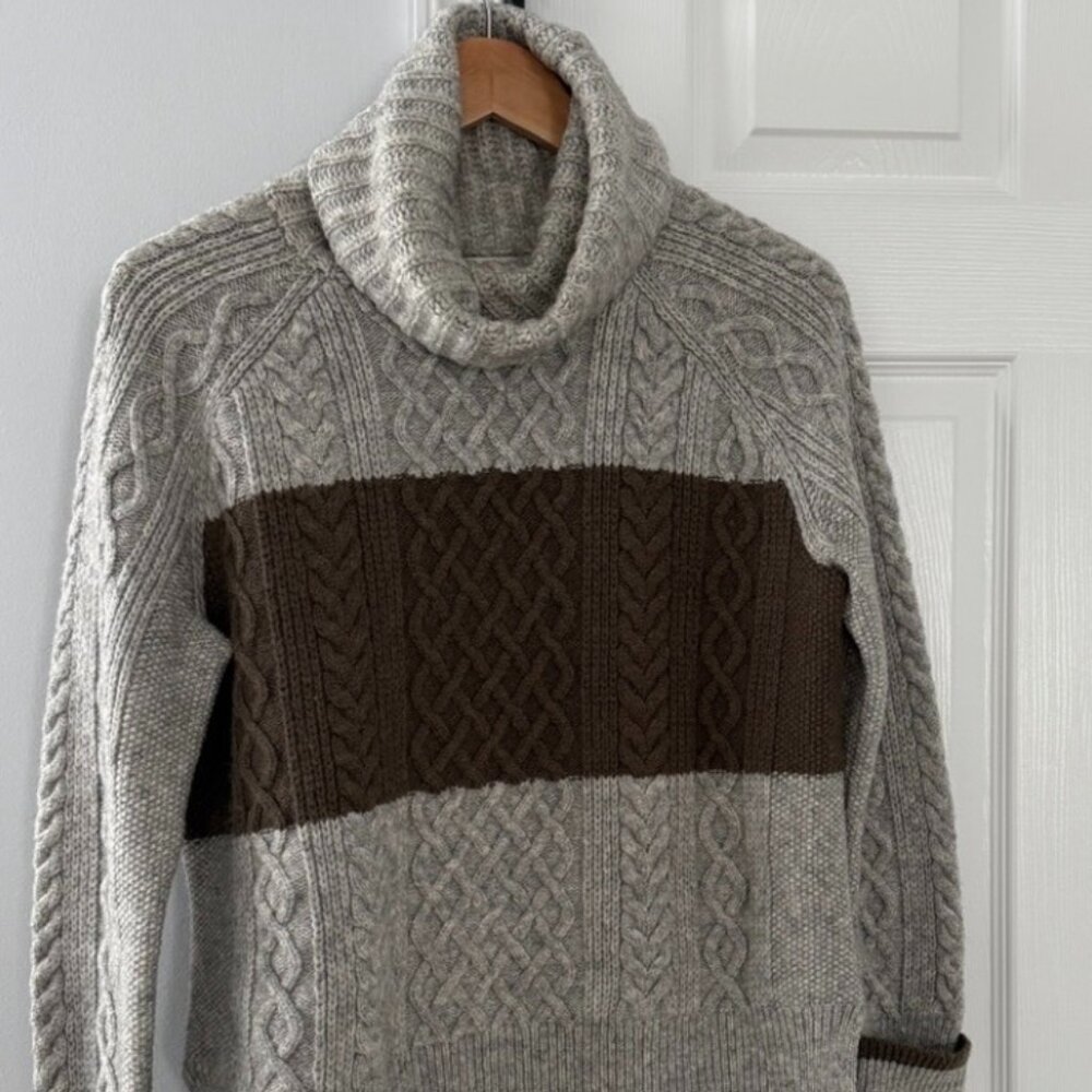Madewell Cable Knit Turtleneck